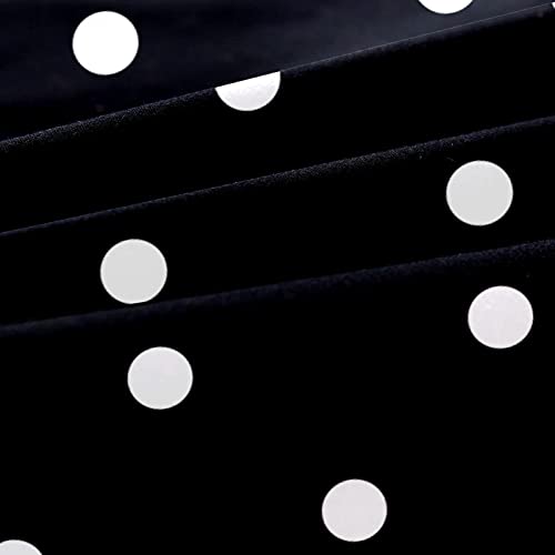 Pshhdgyhs Duvet Cover Set White Black Polka Dot Comforter Cover Kids Bedding Set, 1 Duvet Cover With 2 Pillow Shames For Teen #TOP2