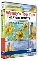 Wendys Top Tips for Acrylic Artists DVD with Wendy Jelbert