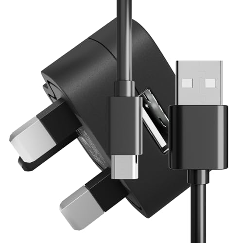 UK 3 pin micro usb wall charger compatible with samsung galaxy J1 / J2 / J3 / J4 / J4 Plus / J5 / J6 / J6 Plus / J7 / J7 Prime / J7 Prime 2 / A7 2018 / Galaxy A10 CE APPROVED