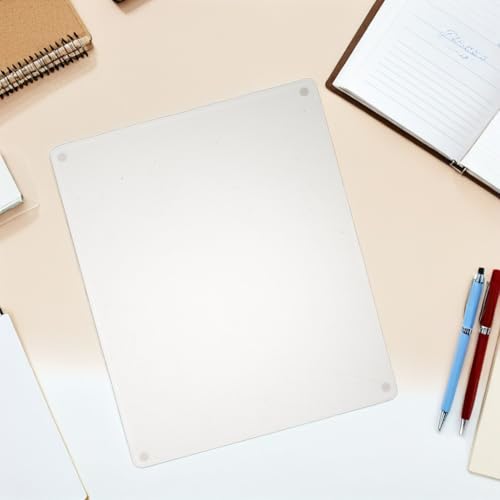 Tapis de souris verre dépoli au design transparent et finitions premium