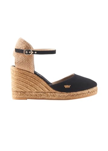 Image of VISCATA Satuna Women's Sandals Espadrille Canvas Buckle Wedges