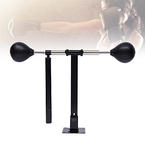 Lifujundong Height Adjustable Wall Mount Boxing Speed Trainer, Punching Speed Bag, Punching Ball Punching Focus Bag, 360°Rotatable Reflex Bar #TOP23