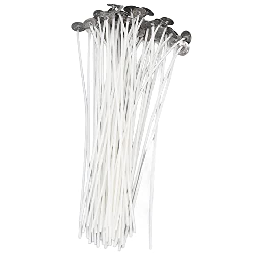 Kit de Mechas para Velas 20 cm 50 Piezas Preencoladas con Metal miniatura 7