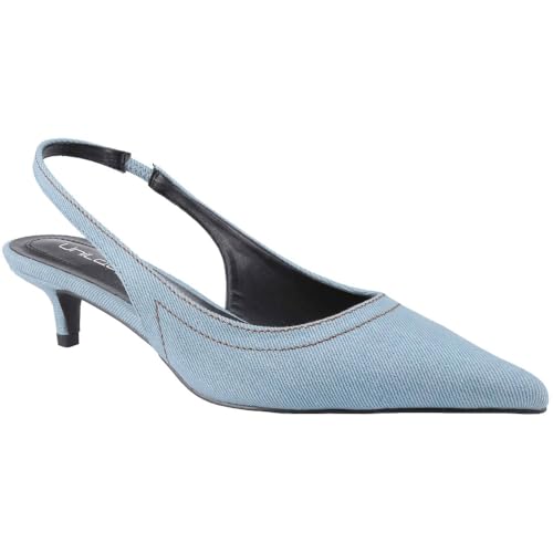 Women's Fashion Pointed Toe Kitten Heel Pumps Pointed Toe High Heel Slingback Pumps Prom Heels Vacation Shoes Summer Elegant Basics Business Casual Business Chic Spring Shoes Spring Break Easter