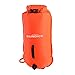 pistro High Visibility Inflatable Pack Sack Safety Buoy - Fluo Orange