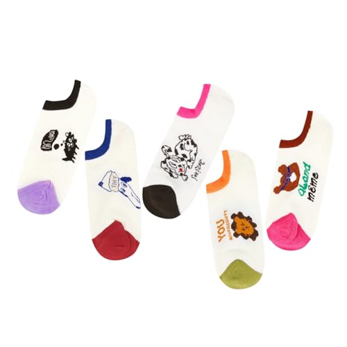 Image of Violet Mist Women's No Show Socks - Low Cut, Invisible, Non Slip Footies - Flat Boat Socks