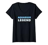 Photo Gallery donna acquario leggenda divertente acquarista reef tank maglietta con collo a v Photo Gallery donna acquario leggenda divertente acquarista reef tank maglietta con collo a v