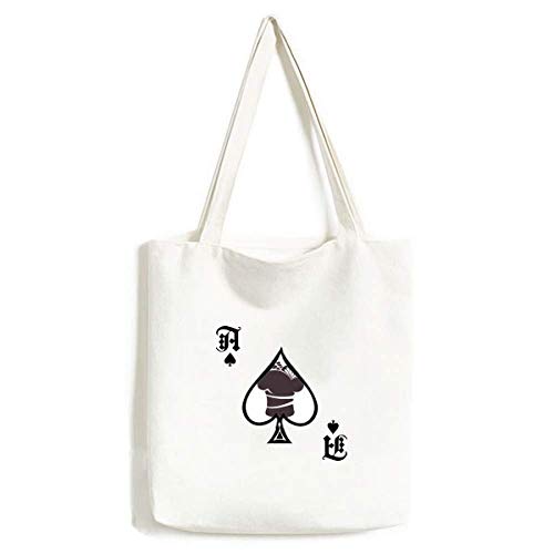 Sac à main avec silhouette de poker noir citron fonctionnel à compartiments