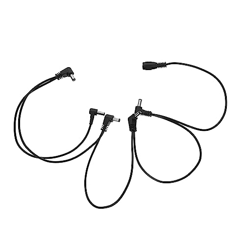 BESPORTBLE 1Pc Durable Electric Guitar Effector Power Supply Cord to Splitter Sturdy Material High Fidelity Sound Quality for Electric Guitar and Bass Accessories