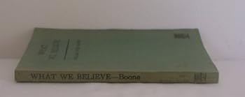 Paperback What we believe Book