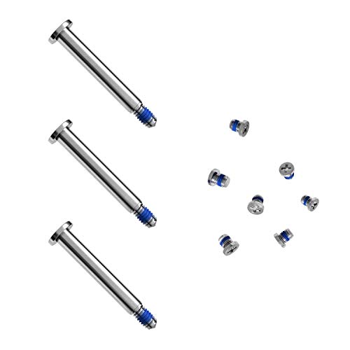 QNINE Replacement Screws Set for MacBook Pro 13 15 17inches A1278 A1286 A1297 2009 2010 2011 2012, 10pcs Unibody Bottom Case Cover Phillips Repair Replacement Notebook Laptop PC Computer Screw