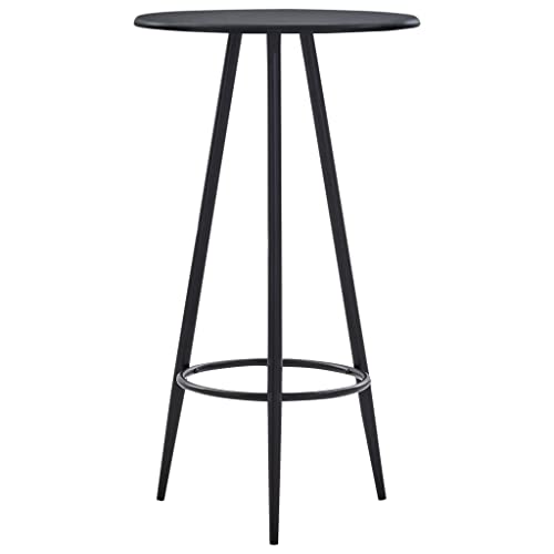 Table de bar noir stable en acier pour aménager un petit espace - 2