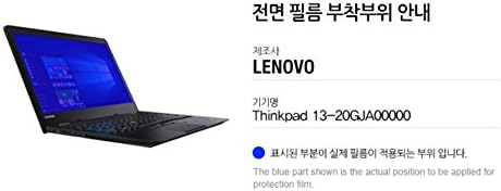 Healingshield Screen Protector Oleophobic AFP Clear Film Compatible for Lenovo Laptop Thinkpad 13-20GJA00000