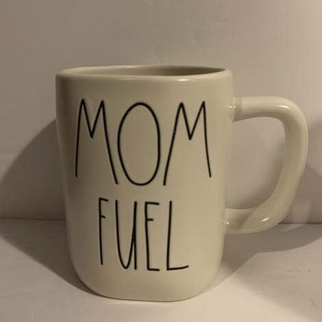 Rae Dunn MOM FUEL Mug - Glazed ceramic - 16oz - Mother gift