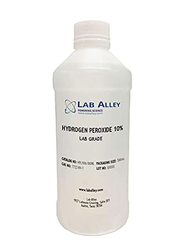 Hydrogen Peroxide 10% Lab Grade, 500mL