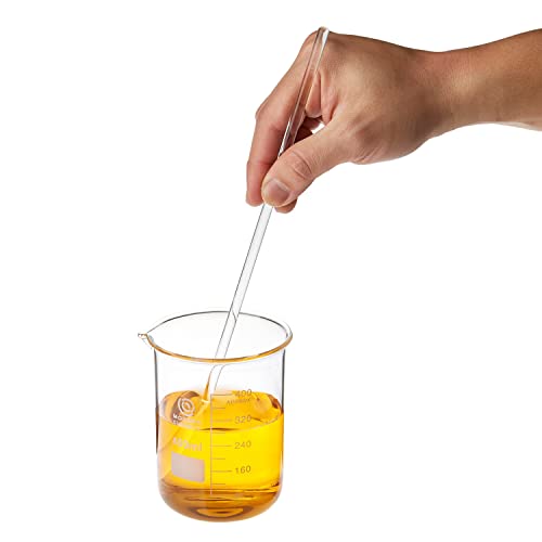 Modern Curiosity IBKR-111 8-Pack Of Glass Stirring Rods, 12-Inch Length - Great For Mixing Liquids And Solids - Made From Borosilicate Glass - Laboratory thumb #2