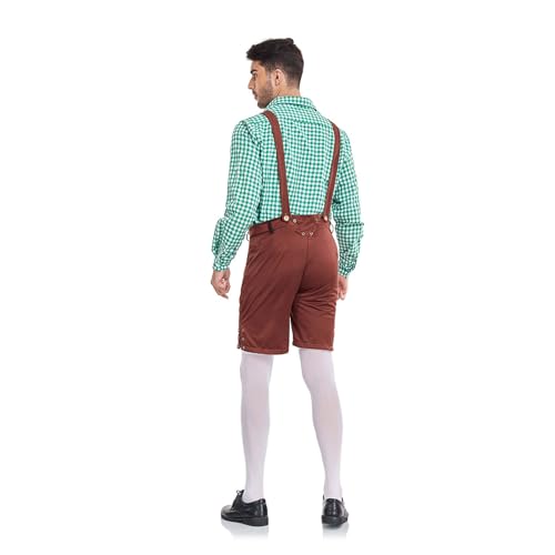Pantalon en cuir brodé Oktoberfest de qualité supérieure style bavarois - 2