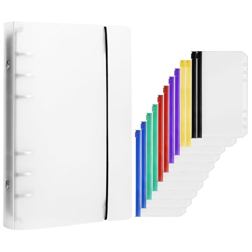 YFaith Raccoglitore Ad Anelli A6, 2 Pezzi Colore Trasparente - 3