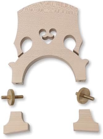 3/4 Upright Double Bass Bridge Bass Double Bass Accessory Upright Bass Parts (Maple Adjustable)