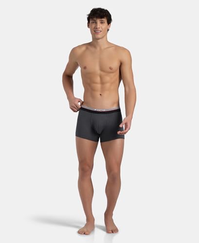 Image of Jockey UI22 Men Super Combed Cotton Rib Trunk with Ultrasoft Waistband