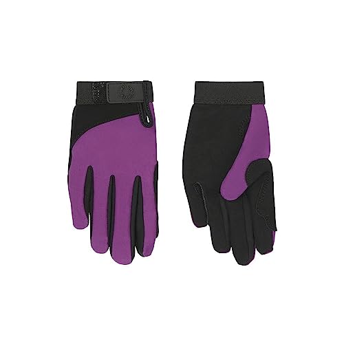 Dover Saddlery DS Kids Perfect Fit Gloves, Color: Blackberry, Size: Youth Medium