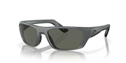 Image of Costa Del Mar Whitetip Pro Sunglasses, Matte Grey /Grey 580G, 57 mm