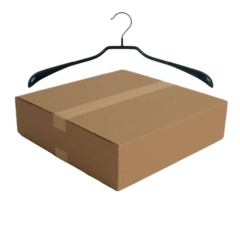 15 x Metall-Kleiderbügel 46 cm rutschhemmend beschichtet