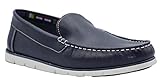 Keelan 1310 Mocasines Kiowa de Piel Napa y Goma Sport Fabricado en España Hombre (Marino, 45)
