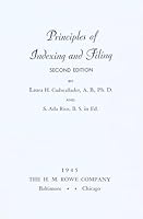Principles of indexing and filing B0006ALN7I Book Cover