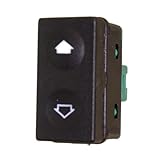 For BMW Z3 1996-2002 Window Switch Driver OR Passenger Side | Single Piece | Front | Black