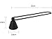 Bezall Black Candle Snuffer, Candle Wick Extinguisher Snuffers with Long Handle, Candle Accessory for Scented Candle Lovers, Putting Out Candle Flame