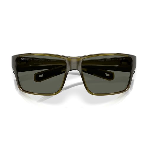 Image of Costa Del Mar Sunglasses for Men-Reefton PRO Mens Polarized Sunglasses 580G | Polarized Fishing Glasses with UV Protection - Costa Sunglasses for Boating, Beach & Driving, 63