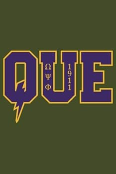 Omega Psi Phi Fraternity, Inc. Journal #11 : Lined Notebook - Journal - Composition Book - 6 X 9 Paper - College Ruled - 120 Pages