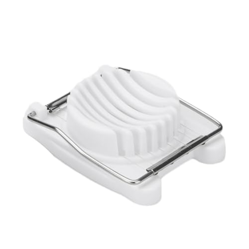 Cortador de huevos de acero inoxidable – Cortador de cocina de alambre de metal resistente | Trituradora de cocina multiusos para queso, mantequilla, plátanos, kiwis, champiñones, fresas, huevos