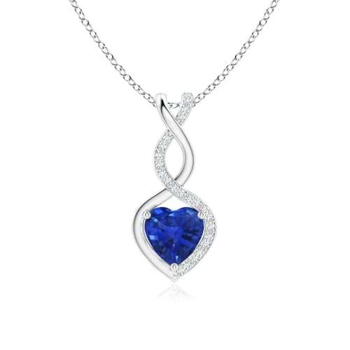 Angara Natural Blue Sapphire Pendant for...