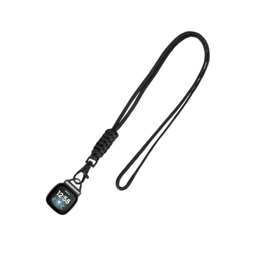 Nylon Necklace Compatible with Fitbit Versa 4/Versa 3/Sense...