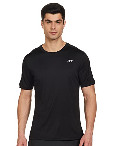 Image of Reebok Men's Solid Regular Fit T-Shirt