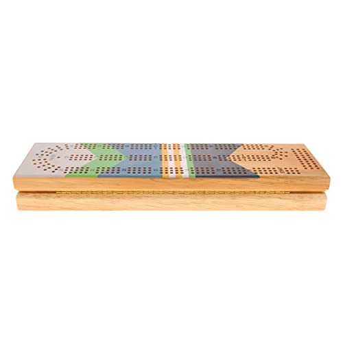Juego de Mesa Cribbage con Tablero de Madera Plegable miniatura 7