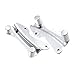Amazicha Chrome Docking Hardware Covers Kit 4 PCS Compatible for Harley Davidson Touring Street Glide, Electra Glide, Road Glide, Road King 2009-Later