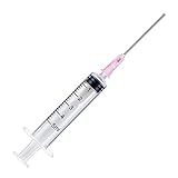 Wikult 6PCS 5ML/CC Ink Filling Plastic Syringe Set with Blunt Stainless Needle Tip for Fountain Pen, Printer - Image 5