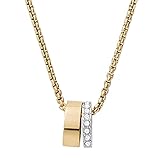 anna juwelier ketten Farbe: Goldfarben Skagen Damen Kette Anhänger Edelstahl goldfarben, SKJ1450998