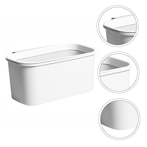 Caneca de basura colgante rectangular blanca GLEAVI miniatura 7