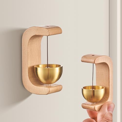 Image of Shopkeepers Door Bell, Magnetic Wind Chimes Gifts for Housewarming, Wood Doorbell for Store, Room, Porch, Garden, Backyard, Restaurant