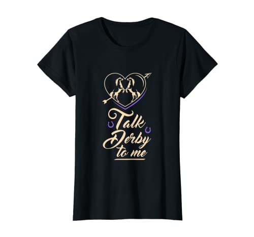 Donna Fun Horse Racing Race Derby Lover Derby Day Ragazze Donne Maglietta