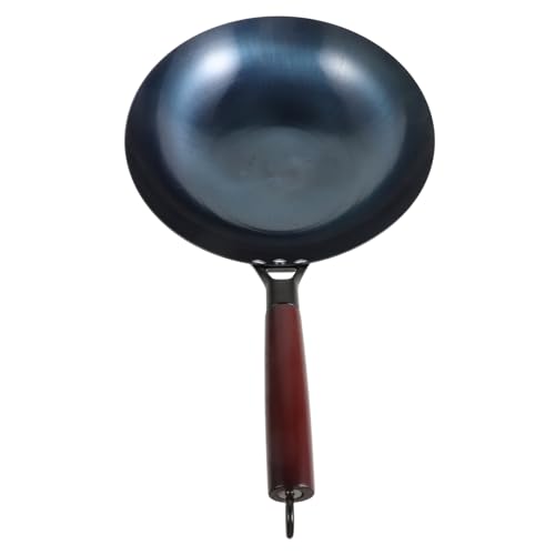 Sartén Wok de hierro antiadherente con mango miniatura 1