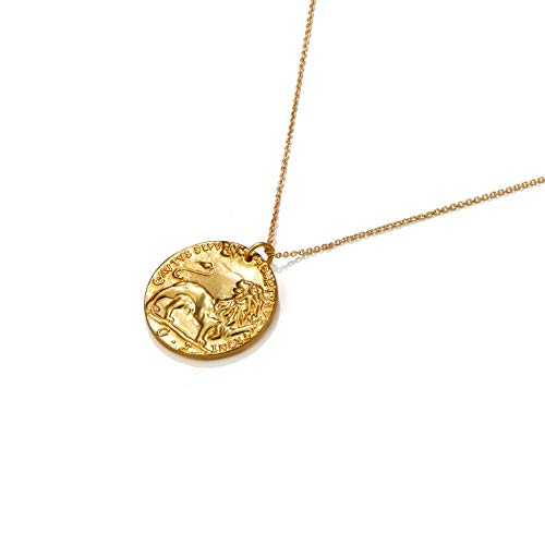 Buy ACC PLANET Coin Necklace 18K Gold 