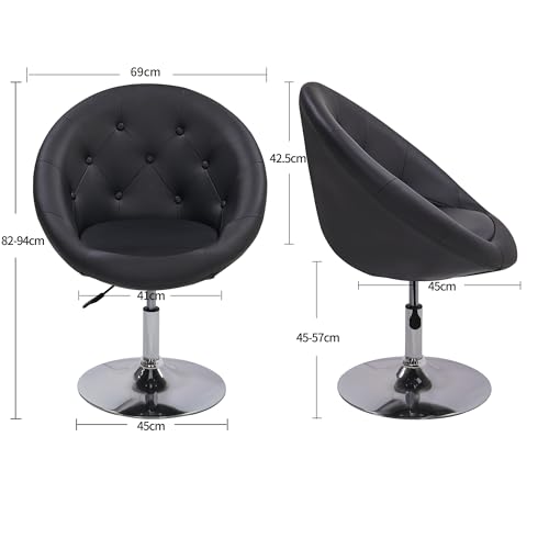 Cocktailsessel Duhome Barstuhl Loungesessel höhenverstellbar