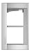 Produktbild BTICINO, Abdeckrahmen 2-modulig inkl. Modulträger für die Türstation SFERA Aluminium (Allmetal), 350221