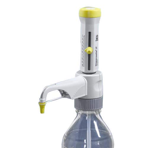 BRANDTECH SCIENTIFIC 4630130 Dispensette S Organic Analog-Adjustable Bottletop Dispenser with Standard Valve, 0.5 mL - 5 mL
