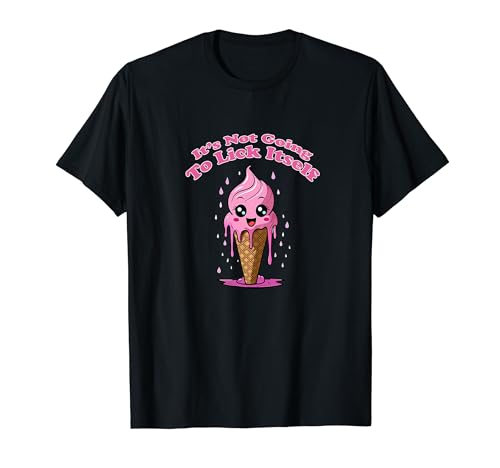 NO SE VA A LAMAR Divertido Cono de Crema Provocativo Camiseta